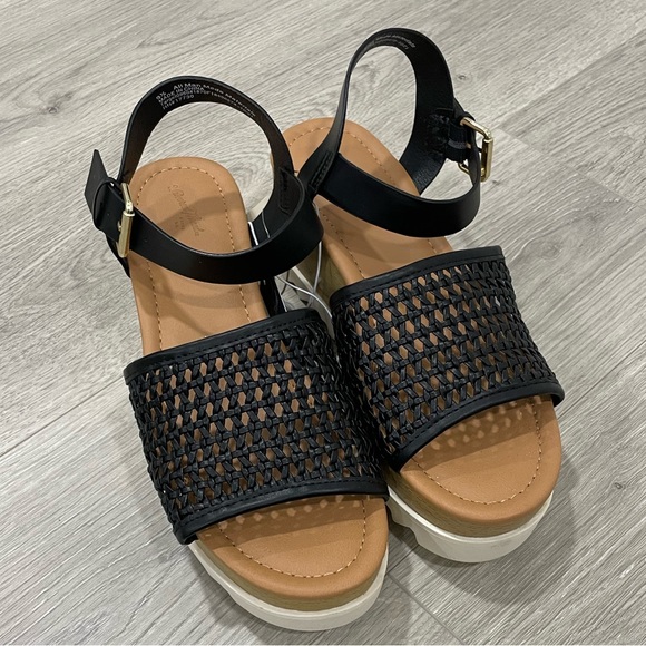 ALBA PLATFORM MEMORY FOAM SANDALS - Picture 1 of 6